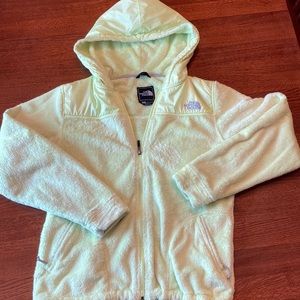 Neon Yellow Hooded NF Fleece